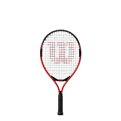 Wilson Kinder-Tennisschläger Pro Staff Precision 21in - Ideal für junge Spieler - Tennisschläger für Kinder (4-7 Jahre) mit leichtem AirLite-Rahmen, speziell entwickelt für Anfänger zur Verbesserung ihrer Technik und Stabilität bei jedem Schlag.
