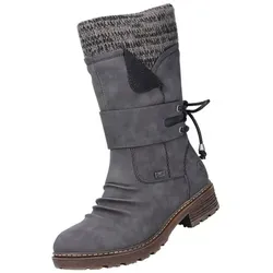 Rieker Damen Stiefeletten Z4783 - Wanderschuhe mit seitlichen Lederbändern für einen stilvollen Look und optimalen Tragekomfort.