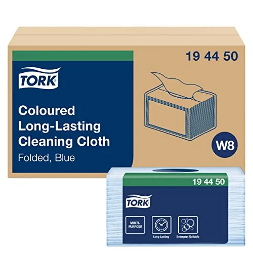 Wischtuch Spezialtuch 40ST - Ablagesysteme - Tork farbige Reinigungstücher Premium, langlebig und saugfähig, ideal für den mehrfachen Einsatz in professionellen Umgebungen.