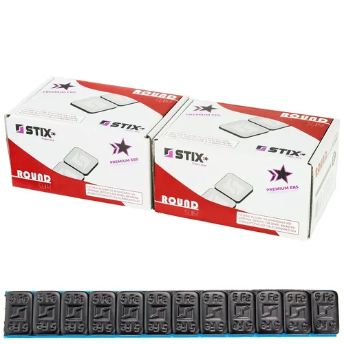 Klebegewichte Riegel 12KG Auswuchtgewichte für Alufelgen 12x 5g Schwarz Gewichte