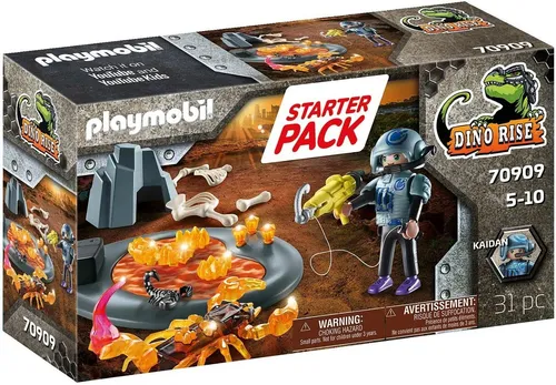 Produktbild PLAYMOBIL® 70909 Dino Rise Starter Pack Kampf mit dem Feuerskorpion - neu, ovp