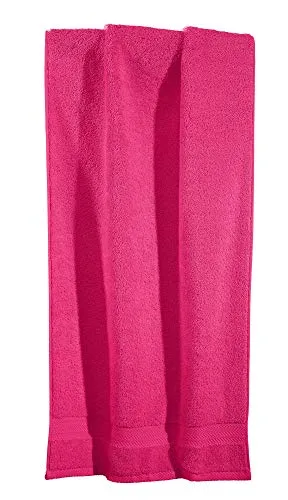 Erwin Müller Handtuch Friedrichshafen 100% Baumwolle dunkelrosa Größe 50x100 cm - Premium-Qualität, unvergleichlich saugfähig, hautsympathisch, formstabil (weitere Farben)