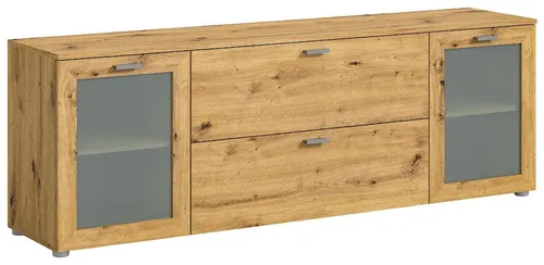 Nachtkommode Xeno - TV-Halterungen - Modernes Design mit 3 Schüben für praktischen Stauraum und pflegeleichte Oberfläche, perfekt für jedes Schlafzimmer.