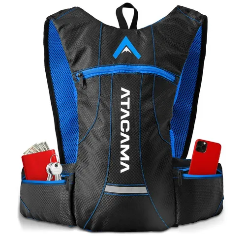 Atacama Rucksack - Ultra-leicht und wasserfest - Rucksäcke für Wandern, Laufen und Wintersport, mit Polsterung und 2 L Trinkblase, perfekt für aktive Outdoor-Abenteuer.