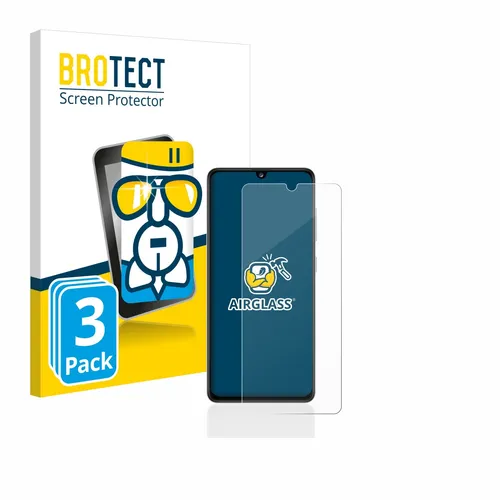 3x Panzerfolie Schutzglas für Samsung Galaxy A41 Displayschutz
