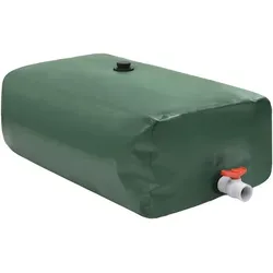 vidaXL Faltbarer Wassertank 1000 L mit Wasserhahn - Bewässerung: Ideal für die Aufbewahrung von Nichttrinkwasser, langlebig und reißfest aus PVC, leicht transportierbar und vielseitig einsetzbar für Garten und Outdoor-Aktivitäten.