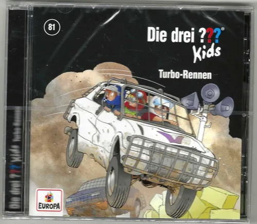 CD Die Drei Fragezeichen KIDS- Folge 81 Turbo-Rennen  - Neuware EUROPA