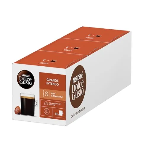 NESCAFÉ DOLCE GUSTO Grande Intenso Kaffeekapseln 3er Pack (3 x 16 Kapseln)