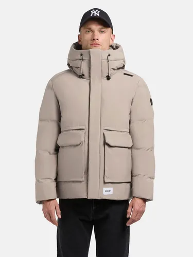 khujo Winterjacke Dave Warme Herren Outdoorjacke mit Rucksackträgern innen