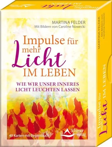 Impulse für mehr Licht im Leben - 49 Karten mit Begleitbuch - Lebenshilfe: 49 inspirierende Karten mit Begleitbuch für mehr Licht und positive Impulse im Alltag.