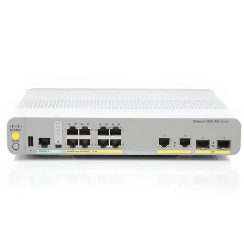 Produktbild Cisco WS-C3560CX-8PC-S Switch II price incl VAT 3 yr warranty* B2B