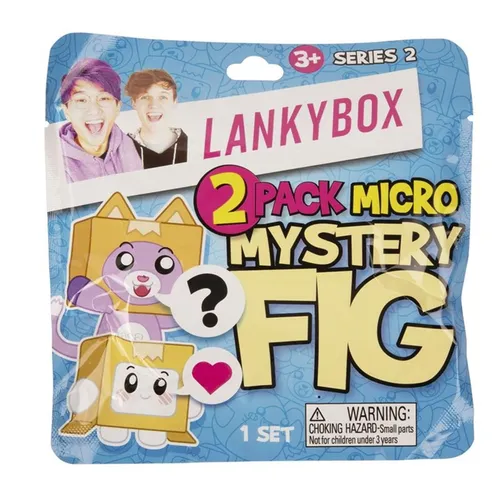 LankyBox 22202 Mystery Micro 2 Pack, Series 2, Collectible Mini Figures, Ultra-R