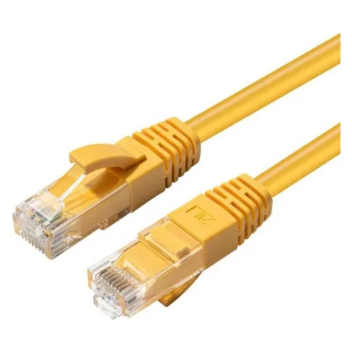 U/UTP CAT6 Netzwerkkabel 15M Gelb LSZH - Hochwertiges 15 Meter langes Netzwerkkabel in Gelb, ideal für schnelle Datenübertragungen und eine zuverlässige Verbindung in Ihrem Netzwerk.