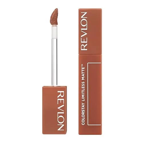 Produktbild Revlon ColorStay Limitless Matte Liquid Lipstick, Flüssiger Matter Lippenstift, Angereichert mit Dreifacher Hyaluronsäure, 100% Vegane Formel, Ultra Langanhaltend, 003 Upper Hand