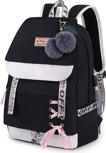 Schulrucksack Mädchen Schulranzen Jungen Schultasche mit Ergonomischem Design Rucksack Campus Backpack Nylon Wasserdicht Daypacks Damen Freizeitrucksack Teenager Rucksäcke Modisch Schule Bag