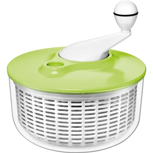 WMF 21.4128.8442 Salatschleuder - Sonstige Küchenhelfer, mit praktischem Kurbelgriff für schnelles und einfaches Trocknen von Salat und Gemüse