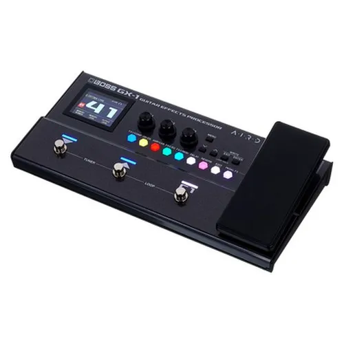 BOSS GX-1 | Ultraportabler Gitarren-Effektprozessor mit Bluetooth - Kompakter Effektprozessor mit 23 Verstärkertypen und über 140 Effekten. Ideal für Einsteiger, bietet exzellente Audioqualität und flexible Stromversorgung – perfekt für unterwegs.