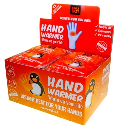 Only 624329 Hot Unisex-Adult Display Box Handwärmer X 40, Rot, Einheitsgröße
