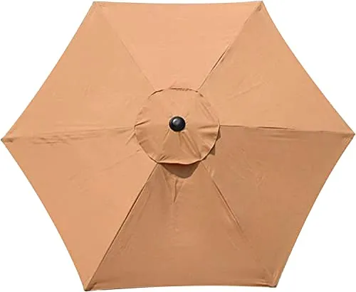 OKUGAIYA Ersatzschirm für Sonnenschirme, 3 m, Khaki