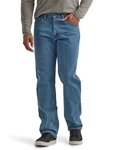 Wrangler Authentics Herren Klassische 5-Pocket-Relaxed Fit Jeans, Light Stonewash Flex, 38W / 30L