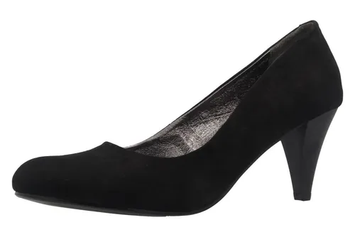 Fitters Footwear 2.469201 Black MF Pumps - Elegante Damenpumps in Schwarz mit zeitlosem Design. Ideal für den Alltag und besondere Anlässe, kombinierbar mit jedem Outfit. Aus hochwertigem Textil und Leder gefertigt, bieten sie optimalen Tragekomfort.