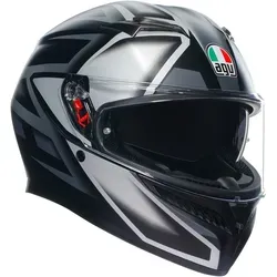 AGV K3 Compound Helm, schwarz-grau, Größe XS von AGV