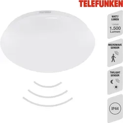 Telefunken LED Deckenleuchte mit Bewegungsmelder und Tageslichtsensor, Ø28cm, 15W