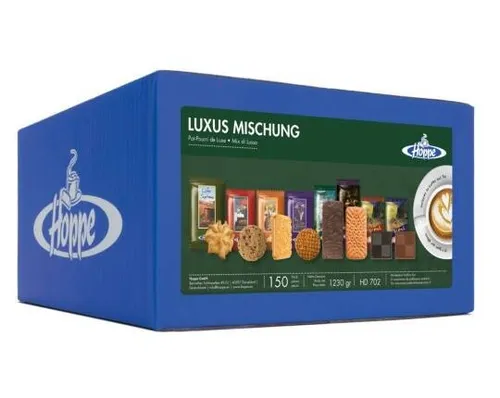 Hoppe Kekse Luxus Mischung, 8 Sorten, 150 Stück