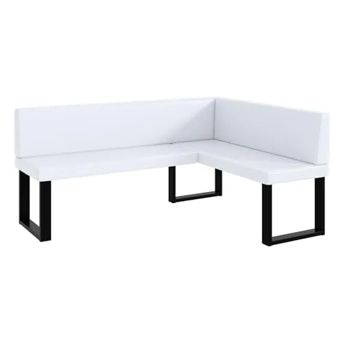 MEBLINI Eckbank für Esszimmer in weiß von MEBLINI