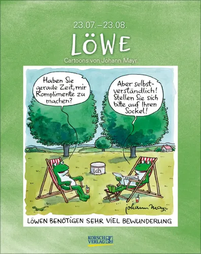 Verlag Korsch | Löwe 2026 | Kalender | Deutsch | Spiralbindung | 13 S. | 2026