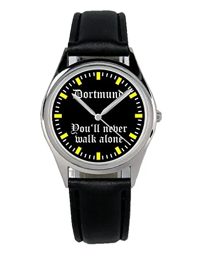 KIESENBERG Armbanduhr Dortmund - Unisex 35 mm, wasserfest 3 ATM, kratzfestes Mineralglas und genähtes Lederarmband