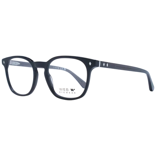 Web Brillenfassung WE5410 01A 52 für Herren - Moderne Herrenbrillenfassung in Schwarz, ideal für den täglichen Gebrauch. Mit einem eleganten quadratischen Design und hochwertigem Azetat-Rahmen. Inklusive Original-Etui.
