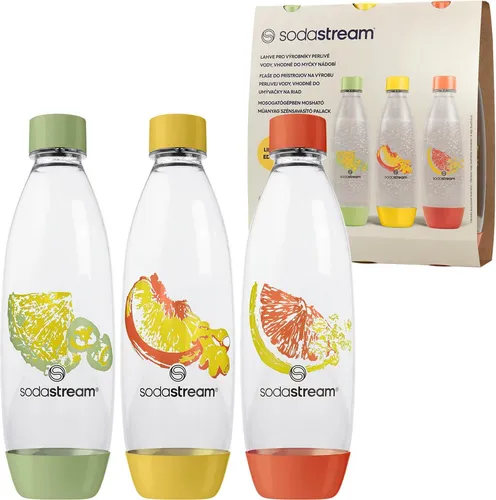 SodaStream FUSE Flasche 3 × 1 l Fruits LE
