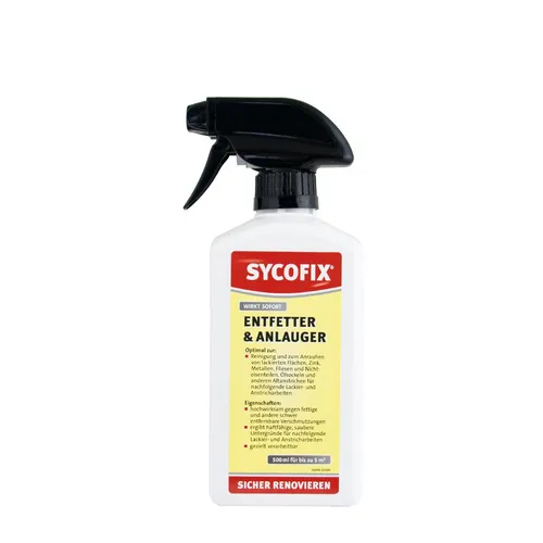 Sycofix Entfetter und Anlauger 500ml, Reiniger, Untergrundvorbereitung, Zinkrein