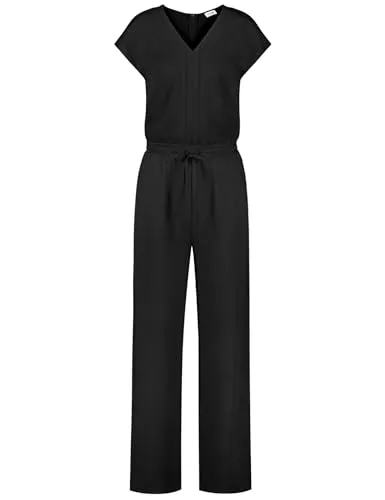 GERRY WEBER Damen 380081-35080 Overall, Schwarz, 44
