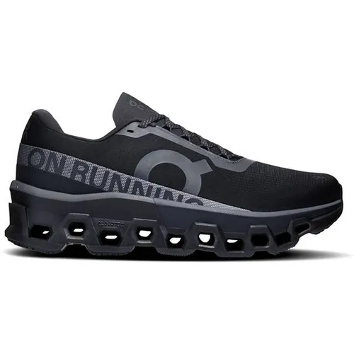 ON Herren Cloudmonster 2 schwarz 43.0 - Laufschuh mit maximaler Dämpfung - Laufschuhe mit innovativer CloudTec®-Sohle für hervorragende Dämpfung und Stabilität, ideal für jede Laufumgebung und anspruchsvolle Bedingungen.