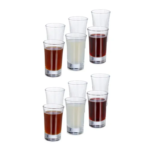 Schnapsgläser Schnapsbecher Shotgläser Stamperl Gläser spülbar 4 cl Stamper Set