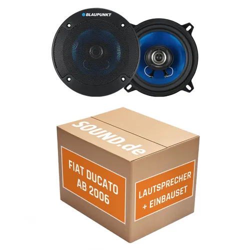 Blaupunkt 3-Wege Auto Lautsprecher Einbauset für Fiat Ducato 3 250