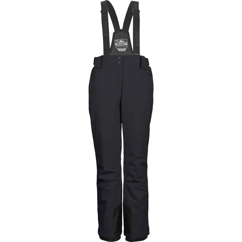 KILLTEC KSW 249 Damen Skihose - Wasserdichte Skihose für Damen in Langgröße mit abnehmbaren Trägern, ideal für Skifahren und Wintersport. Atmungsaktiv und winddicht mit praktischen Schneefängen.