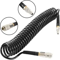 TECPO Drukluft Spiralschlauch 6 m