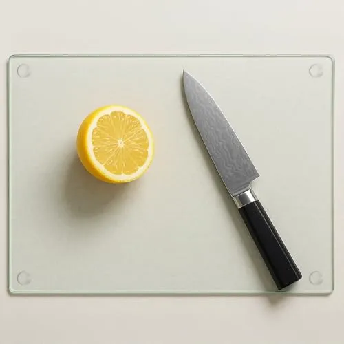 ALLboards Glas Herdabdeckplatte Schneidebrett TRANSPARENTS 30x40 cm Multi-Platte Arbeitsplatte Herdschutz Deko für Küchen Gehärtetes