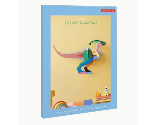 studio ROOF Kreativset 3D Wanddekoration aus Karton - Kreatives 3D-Wanddekorationsset aus recyceltem Karton, das durch ein einfaches Stecksystem begeistert. Ideal zur individuellen Gestaltung von Wohnräumen oder als Geschenk für Bastelbegeisterte.