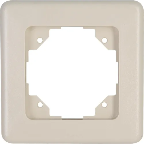 Kopp EUROPA – Abdeckrahmen 1-fach, Farbe: Cremeweiß