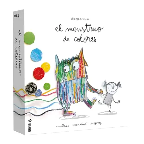 Devir BGMONSP EL Monstruo de Colores - Farbmonster Brettspiel - Gesellschaftsspiel für Kinder von 3 bis 6 Jahren, fördert das Verständnis von Emotionen durch Farben und macht das Lernen spielerisch und unterhaltsam.