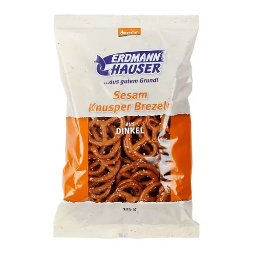 demeter Sesam Knusperbrezeln aus Dinkel von ERDMANNHAUSER
