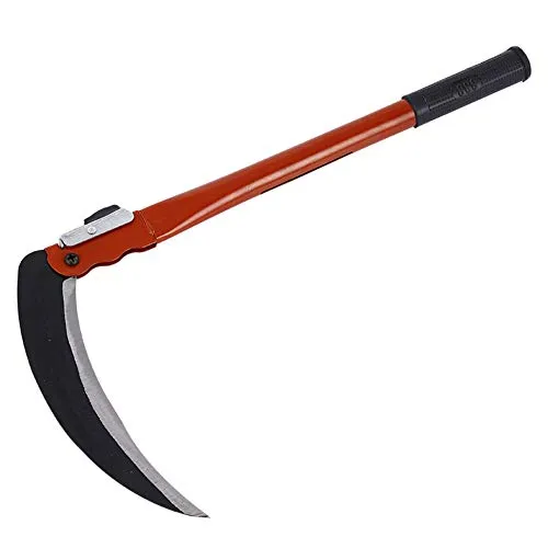 Wanggang Garten multifunktionale Landwirtschaft und Wald Sichel, Nr 65 Manganstahl + PVC Griff,Sickle and Two Spare Blades