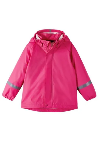 Reima Lampi Regenjacke für Kinder – Wasserdicht und sicher - Die Reima Lampi Regenjacke für Kinder ist wasserdicht und bietet mit ihrer abnehmbaren Kapuze sowie reflektierenden Details mehr Sicherheit und Komfort bei nassem Wetter. Ideal für aktives Spielen im Freien.