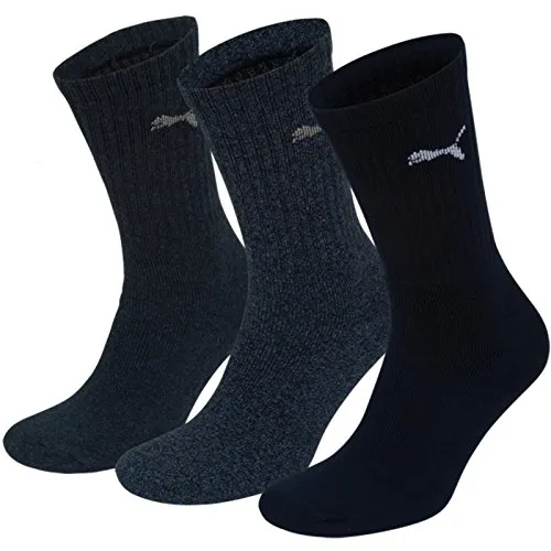 Puma Herren Crew Socken, Marineblau, 49 EU