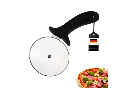bremermann Pizzaschneider Pizzacutter, Pizzaroller für Grill und Küche, inklusive Aufhängeöse