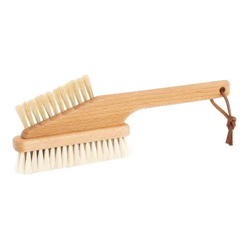 PC-Staub- und Reinigungsbürste - 26 cm, aus Ziegenhaar und geöltem Buchenholz, ideal für Bildschirm, Tastatur und Telefon